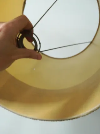 Tulipa pantalla vintage floral beige