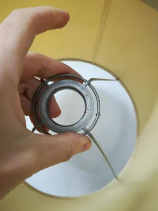 Tulipa pantalla vintage floral beige