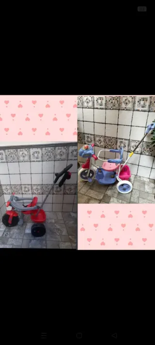 Triciclo evolutivo con mango