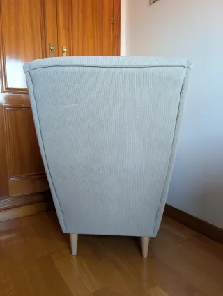 Sillón orejero STRANDMON IKEA Kelinge beige