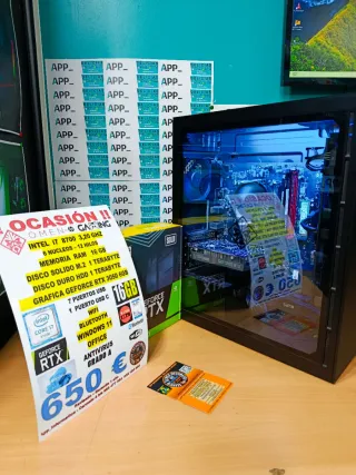 Torre PC i7 Gaming OMEN 16Gb ram Rtx 3050