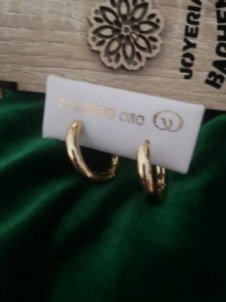 Pendientes Chapado Oro