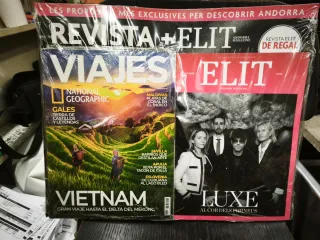 Revista viajes national geograhic + revista elit.