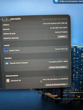 MacBook Pro 16 2019 32GB RAM 512GB