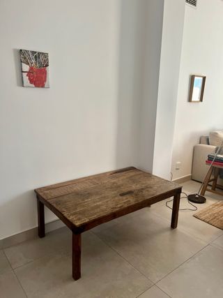 Vintage recycled wood coffee table
