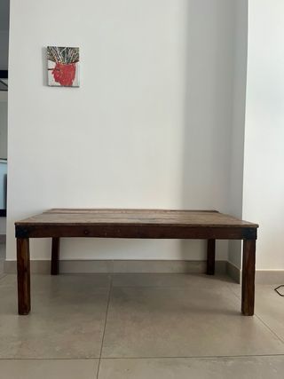 Vintage recycled wood coffee table