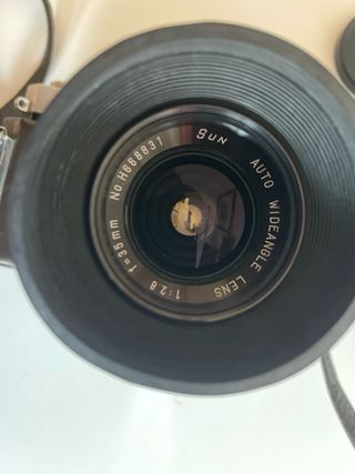 Cámara Nikon NIKKORMAT FT + objetivos + funda