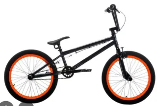 Bicicleta BMX Freestyle Negra Roja