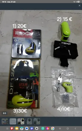 Candados diferentes ON GUARD Boxer para Moto