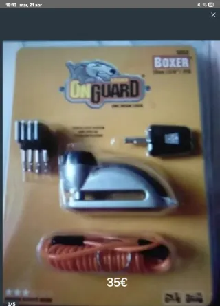 Candados diferentes ON GUARD Boxer para Moto