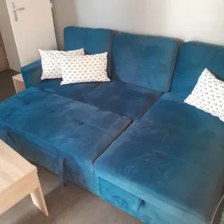 Sofá Cama Azul