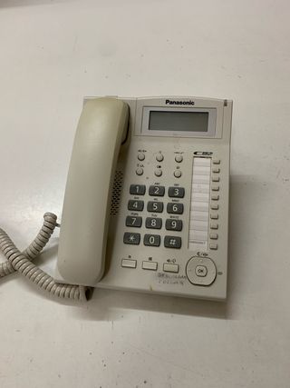 Teléfono fijo Panasonic Beige