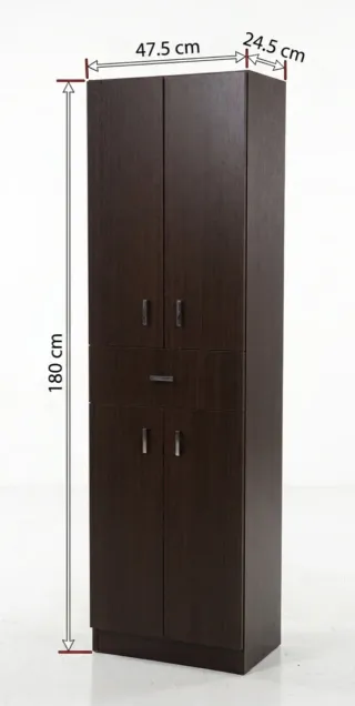 Armario alto marrón 47,5x180 cm