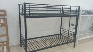 Litera metálica + 2 colchones viscoelásticos