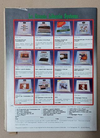 Commodore Computer Club n.37 1986 + Cassetta