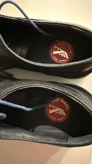 Zapatos Angel Infantes Negros Brogue