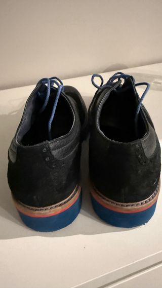 Zapatos Angel Infantes Negros Brogue