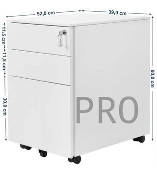 Armario para documentos con ruedas y con bloqueo 5