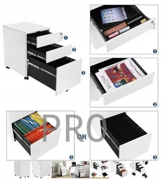 Armario para documentos con ruedas y con bloqueo 5