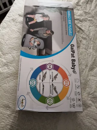 Hamaca para bebé color rojo