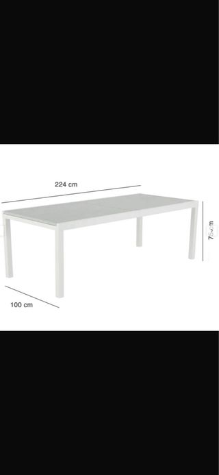 Mesa y 4 Sillas Jardín Metal