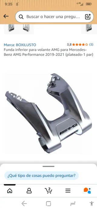 Embellecedor AMG Mercedes Nuevo