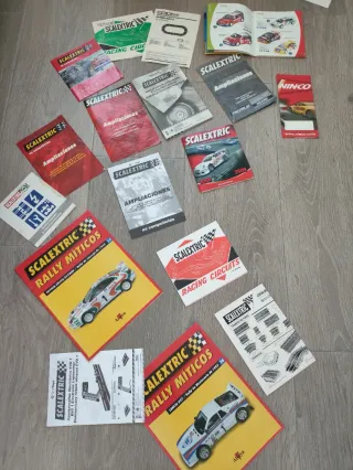 Catálogos Scalextric Rally Míticos y más