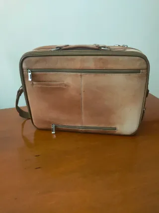 Valigia 48 ore pelle vintage Luggage New York