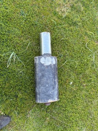 Silenciador de escape coche