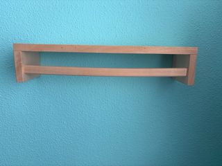 Estanterías de madera para pared