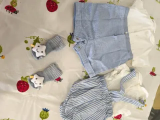 Conjunto bebé 2 piezas tirantes