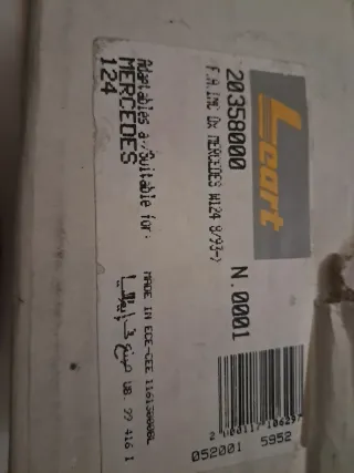 MERCEDES BENZ CLASE E(W124). PILOTO DELANTERO DCHO