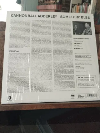 Vinilo Jazz Somethin' Else Cannonball Adderley