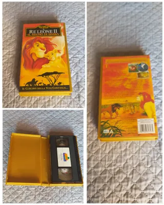 6 VHS Walt Disney Classici