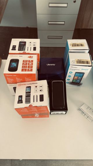 Lote 4 Teléfonos Melefon para Mayores