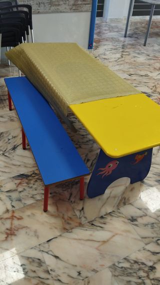 Set Tavolo per Bambini con Panchine