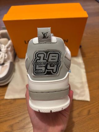 Scarpe Louis Vuitton Trainer Grigie Bianche