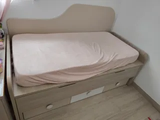 Dormitorio Juvenil Completo (Cama,Armario Tocador)