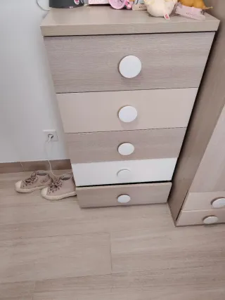 Dormitorio Juvenil Completo (Cama,Armario Tocador)