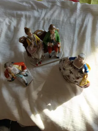 Figuritas de porcelana estilo victoriano