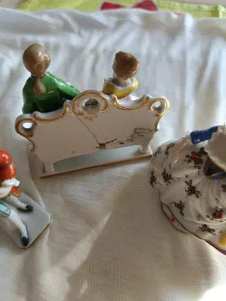 Figuritas de porcelana estilo victoriano