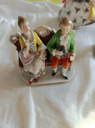 Figuritas de porcelana estilo victoriano
