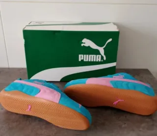 Zapatillas Puma Mujer Azul y Rosa