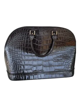 Bolso Louis Vuitton Negro Cocodrilo
