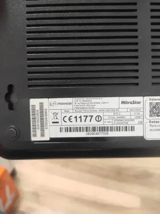 Router Movistar Fibra Óptica