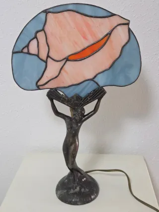 Lámpara Tiffany Estilo Caracola