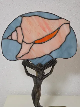 Lámpara Tiffany Estilo Caracola