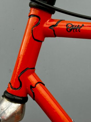 Bici paseo naranja única Talla XL ruedas grandes