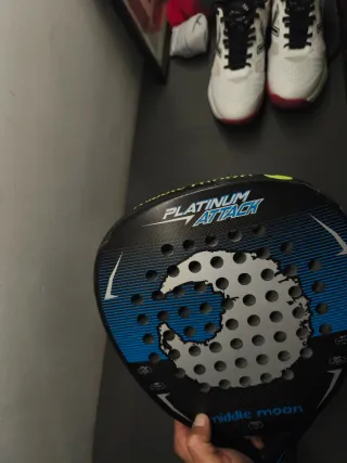 Pala Padel Middle Moon Platinum Attack