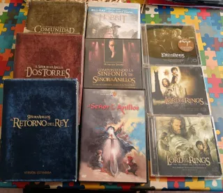 Pack DVDs y CDs El Señor de los Anillos